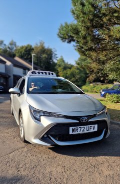 Taxi at Markinch Train Station